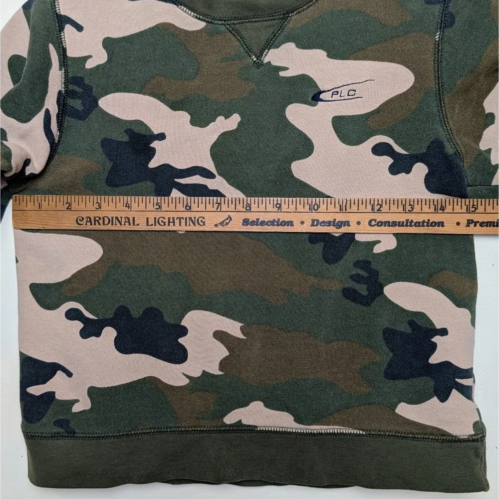 Vintage The Children's Place Camo Camouflage 90s Crewneck Sweatshirt Size 5